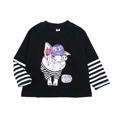 Gyermek blúz fiúknak két színben, rátéttel