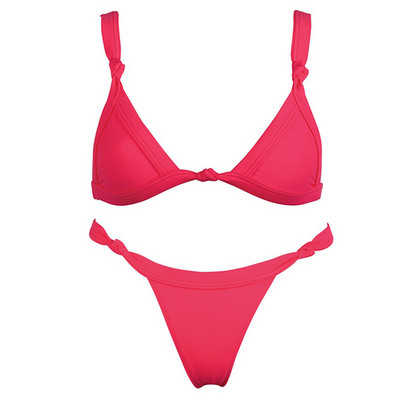 Jelenlegi kétrészes fürdőruha fehér, fekete és rózsaszín színekben