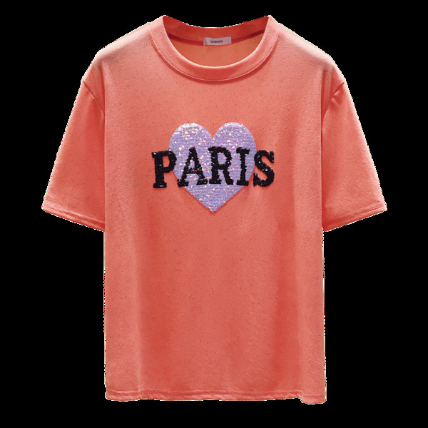 Modern női blúz O-nyakkal és flitterekkel, három színben