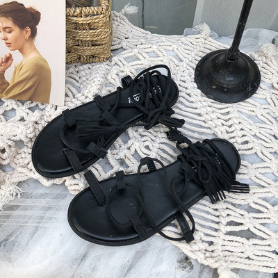 Alkalmi női szandál fűzős három színben