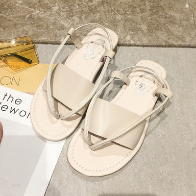 Női alkalmi szandál három színben - fekete-fehér és barna