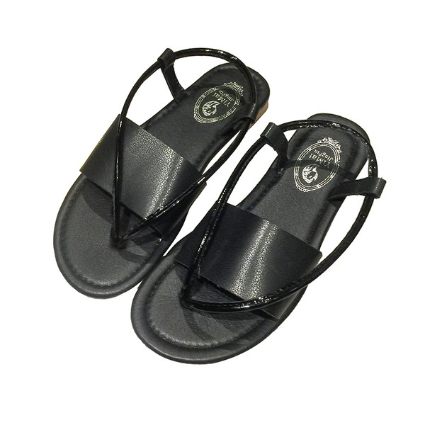 Női alkalmi szandál három színben - fekete-fehér és barna