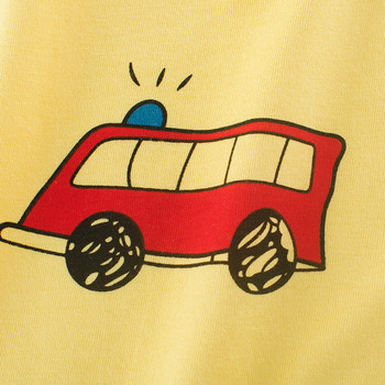 Παιδικό αμάνικο σε κίτρινο χρώμα με εφαρμογή