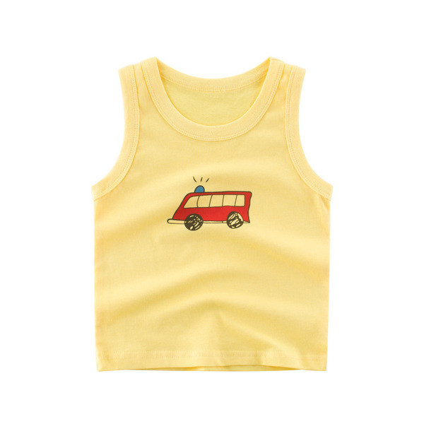 Sárga színű, rátéttel ellátott gyerekcipő fiúknak