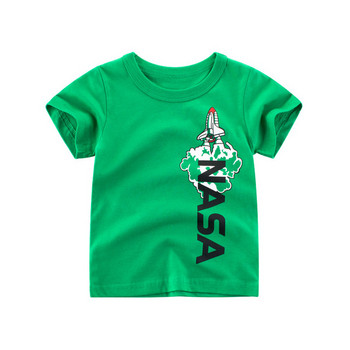 Παιδικό μπλουζάκι για αγόρια σε πράσινο χρώμα με εφαρμογή