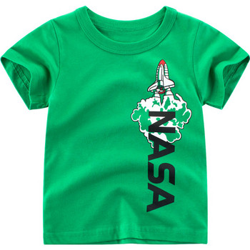Παιδικό μπλουζάκι για αγόρια σε πράσινο χρώμα με εφαρμογή