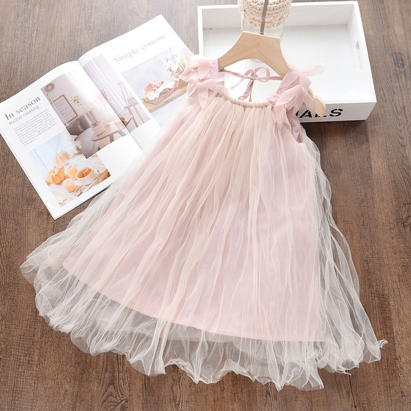 Rochie decupata pentru copii in trei culori