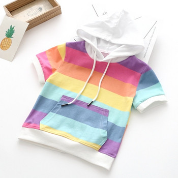 Цветна детска тениска в няколко цвята