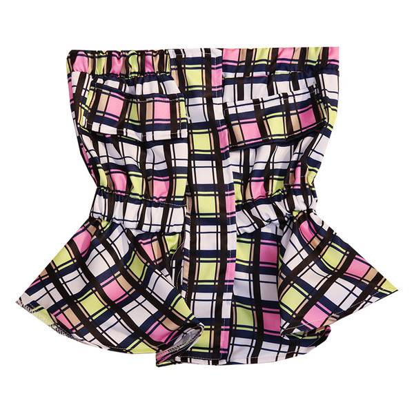 Stílusos női melltartó két színben, színes nyomattal