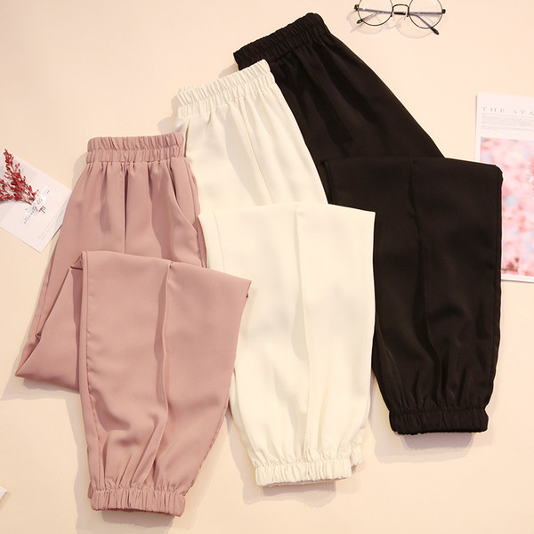 Pantaloni moderni de dama cu talie inalta in trei culori