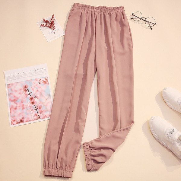 Pantaloni moderni de dama cu talie inalta in trei culori