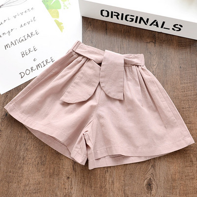 Σύγχρονα παιδικά παντελόνια σε λευκό και ροζ χρώμα