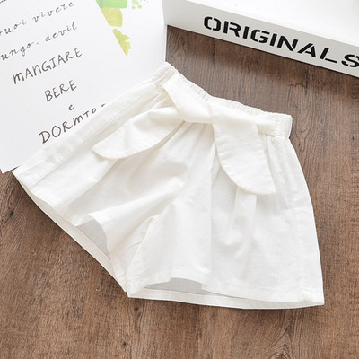 Modern gyereknadrág fehér és rózsaszín színben