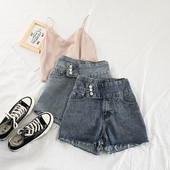 Pantaloni scurți din denim albastru