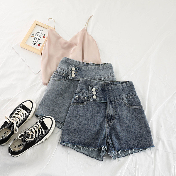 Pantaloni scurți din denim albastru