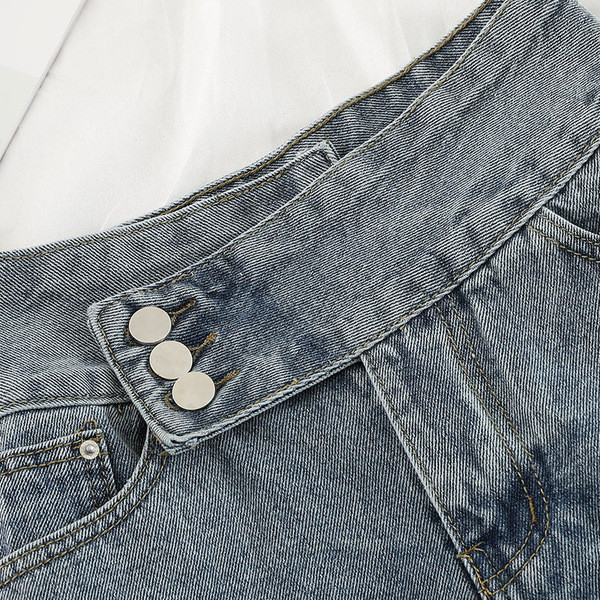 Pantaloni scurți din denim albastru