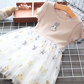 Rochie decupata pentru copii in doua culori