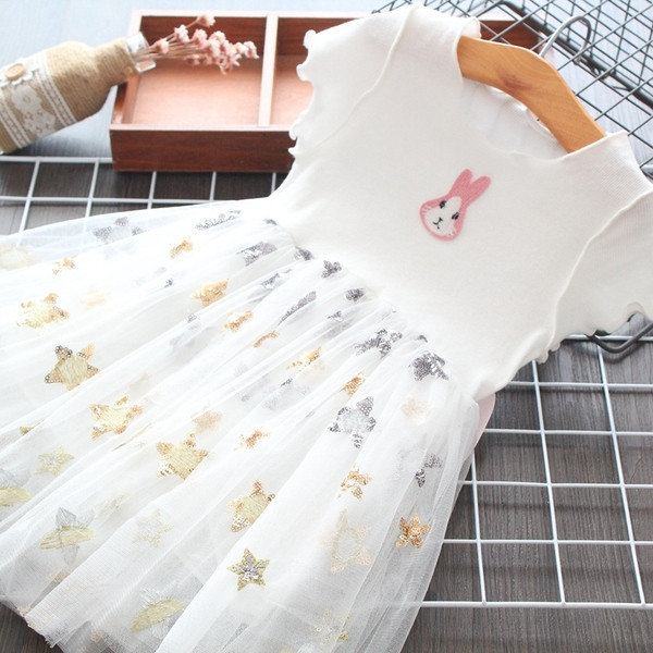 Rochie decupata pentru copii in doua culori