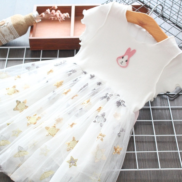 Rochie decupata pentru copii in doua culori