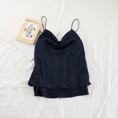 Stílusos női felső vékony pántokkal