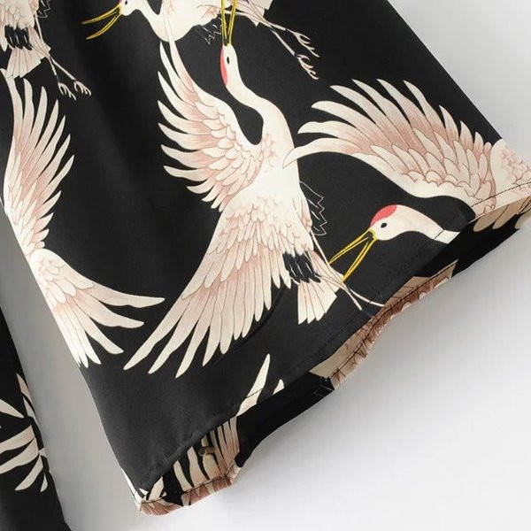 Pantaloni eleganti de dama cu aplicatii colorate