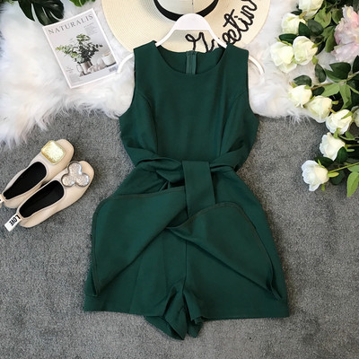 Salopeta de dama eleganta cu fermoar pe spate in mai multe culori