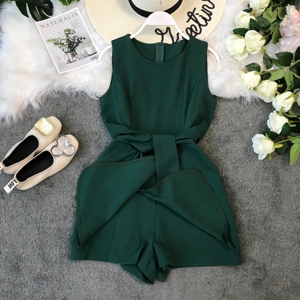 Salopeta de dama eleganta cu fermoar pe spate in mai multe culori