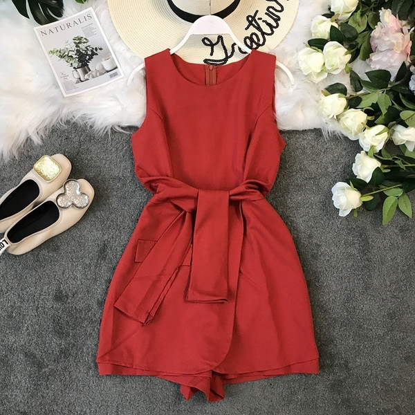 Salopeta de dama eleganta cu fermoar pe spate in mai multe culori