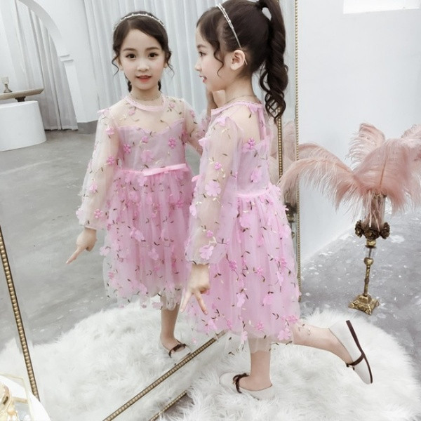 Stílusos gyerekruha két színben, hosszú ujjal