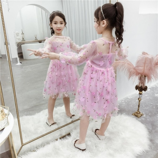 Stílusos gyerekruha két színben, hosszú ujjal