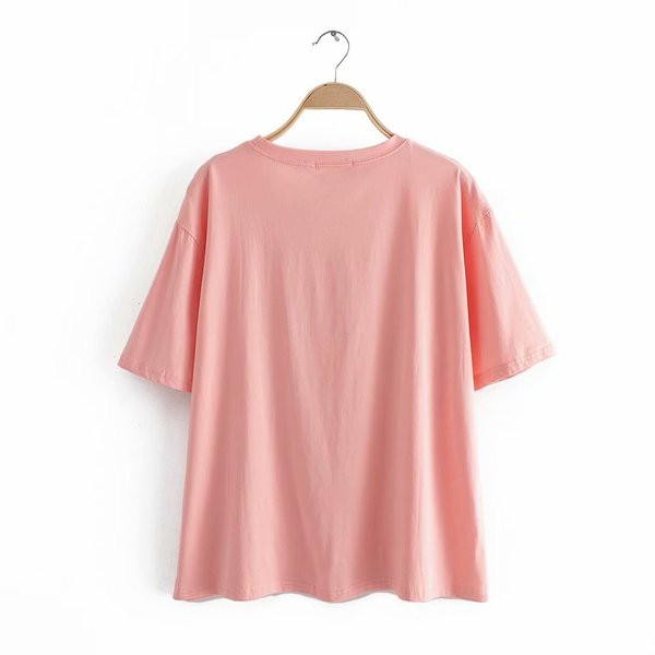 Alkalmi női póló O-nyakkal, többféle színben