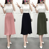 Modern női rakott szoknya többféle színben