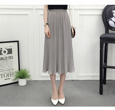 Modern női rakott szoknya többféle színben