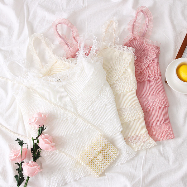 Női pántos felső négy színben