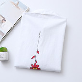 Modern női ing fehér színben, rátéttel