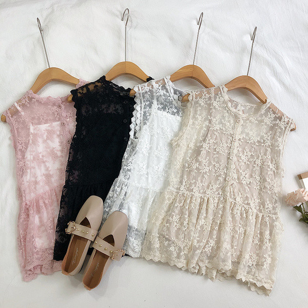 Női csipke felső négy színben akasztós felső elemmel