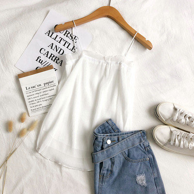 Maieu de dama cu bretele subtiri in mai multe culori