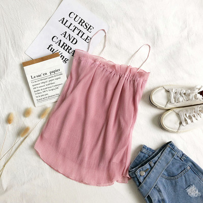 Maieu de dama cu bretele subtiri in mai multe culori