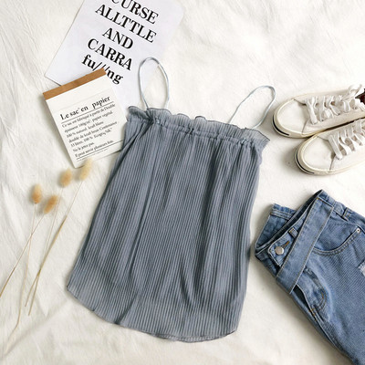 Maieu de dama cu bretele subtiri in mai multe culori