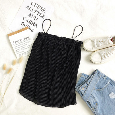 Maieu de dama cu bretele subtiri in mai multe culori