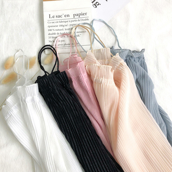 Maieu de dama cu bretele subtiri in mai multe culori