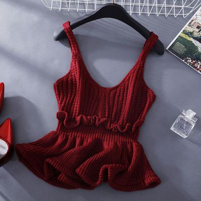 Maieu de damă tricotat cu decolteu în V în mai multe culori