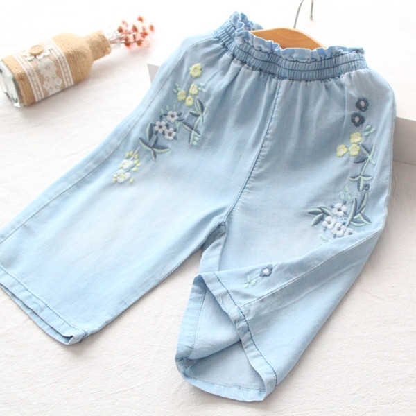 Gyerekfarmer lányoknak hímzéssel