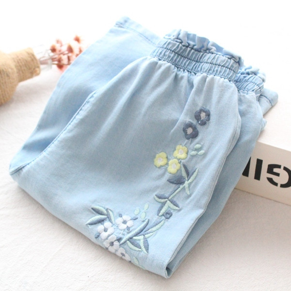 Gyerekfarmer lányoknak hímzéssel