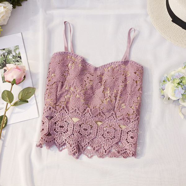 Stílusos női csipke felső több színben