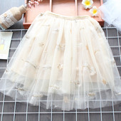 Modern, tüllös gyerekszoknya, két színben
