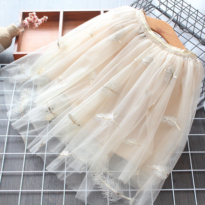 Modern, tüllös gyerekszoknya, két színben