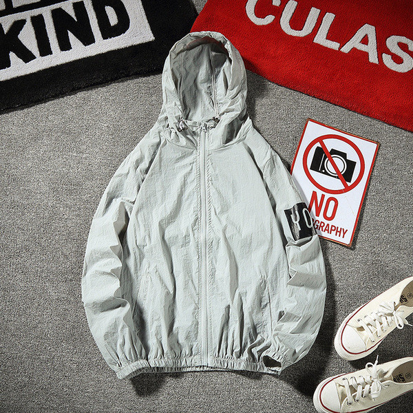 Modern férfi kabát három színben felirattal