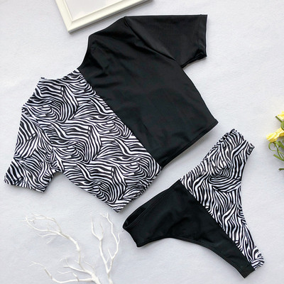 Új modell női fürdőruha két részben három színben