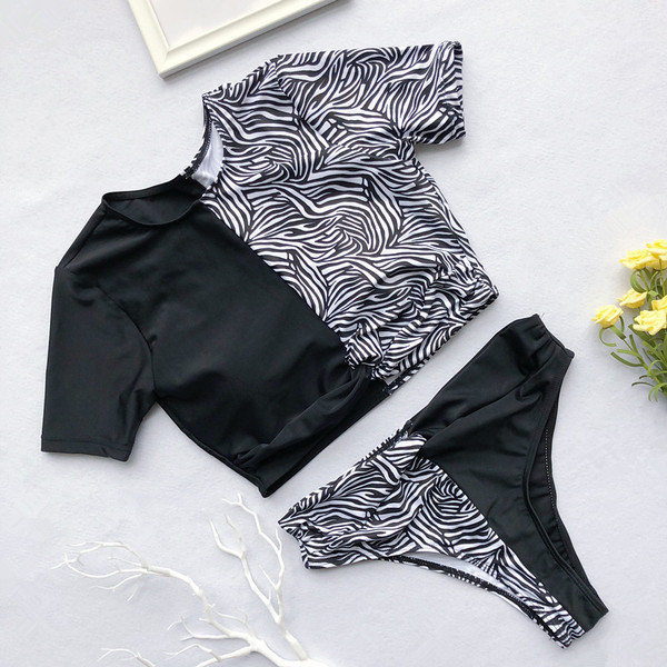 Új modell női fürdőruha két részben három színben